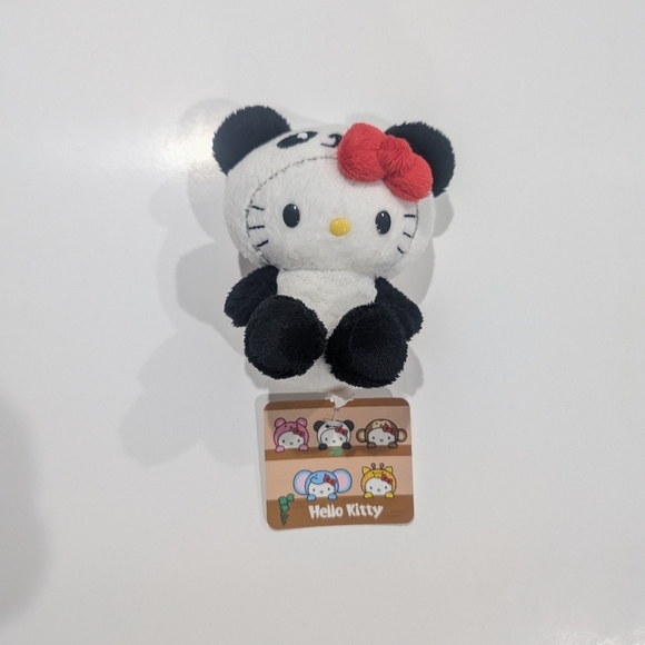 Hello Kitty panda costume plush figurine soft toy mini cute official sanrio - Picture 1 of 4